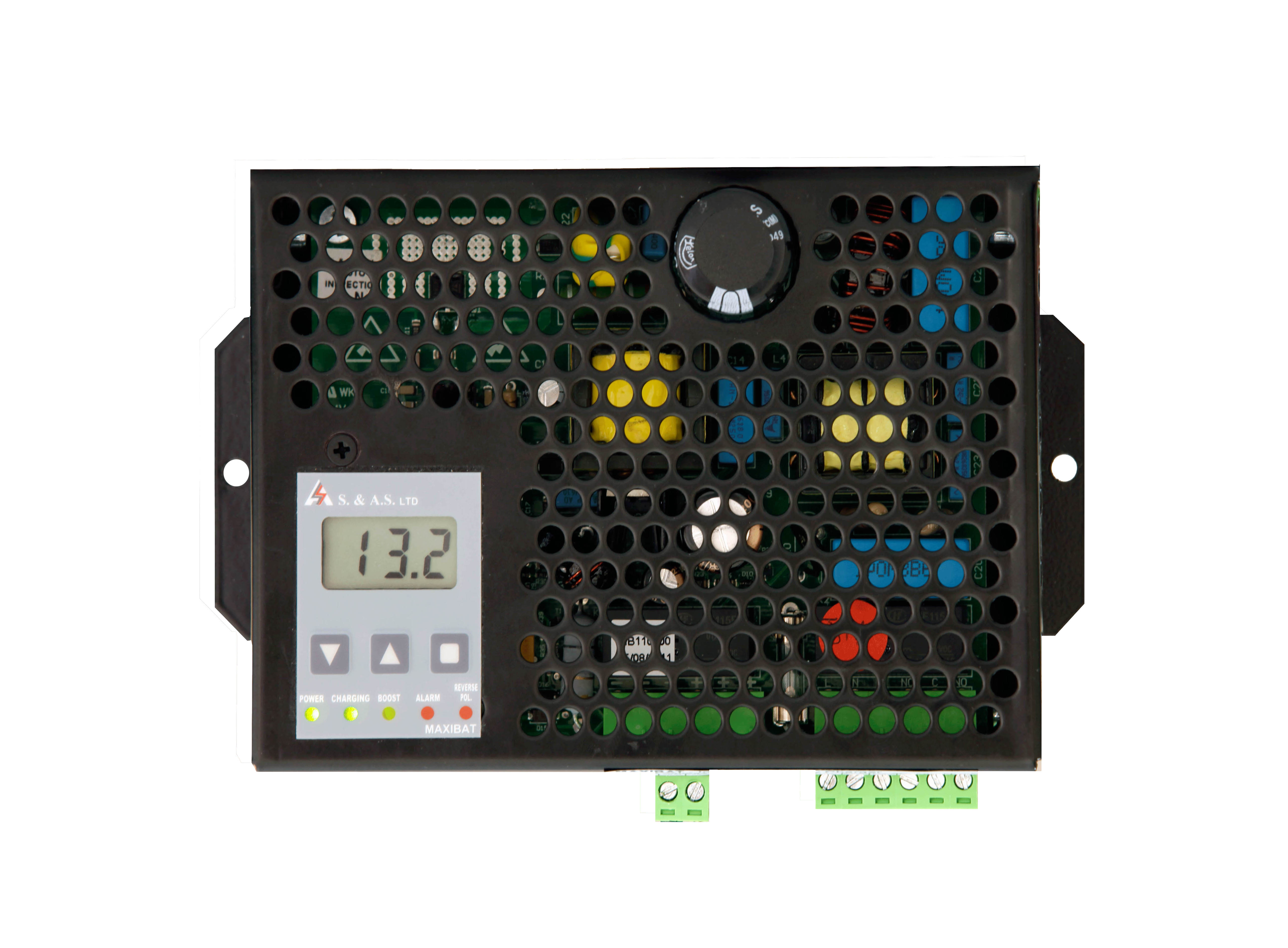 12V/5A Battery charger (Input: 90-240VAC) </br>MAXIBAT